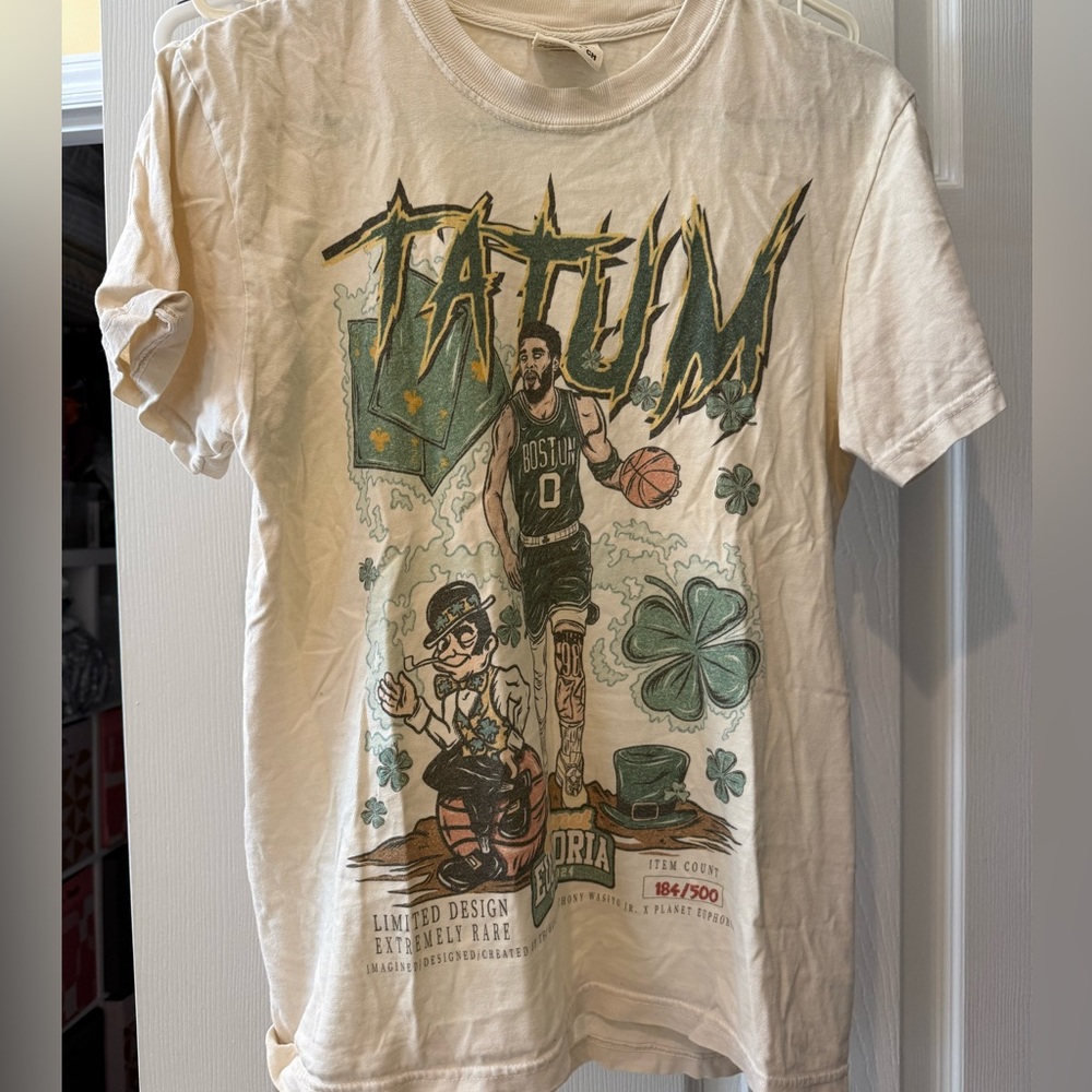 Comfort Colors Cream Tee with Subtle Tan Wash